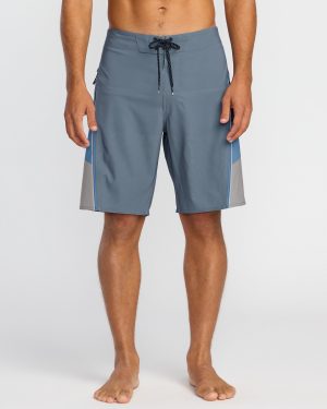Straddie Airlite 20 Boardshorts - Steel Blue