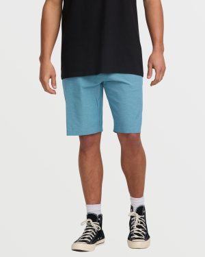 Crossfire Submersible 21 Hybrid Shorts - Glacier Blue