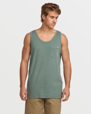 Essential Premium Wave Wash Tank - Dark Slate