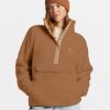 Switchback Mock Neck Fleece - Sandalwood